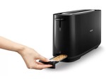  PHILIPS Daily Collection Ekmek Kızartma Makinesi - uzun yuvalı, siyah HD2590/90