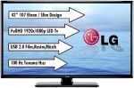  LG 42LN5204 Slim Led Tv 100 Hz