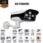 Gece Görüşlü 1 M HD AHD AV-735AHD Gece Görüşlü 1 Megapixel Güvenlik Kamerası