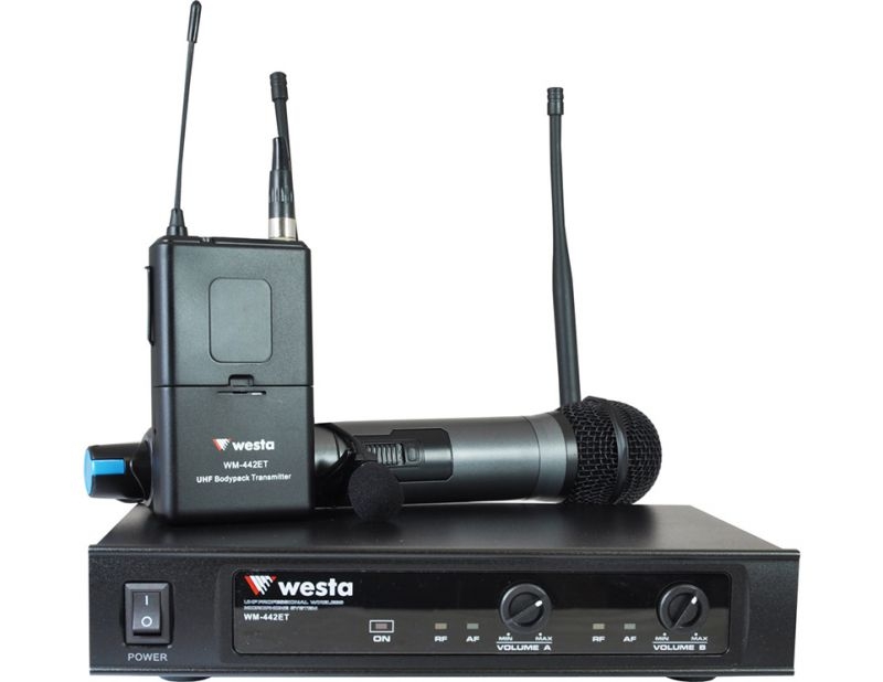 WM-442ET 2 Kanal UHF Mikrofon