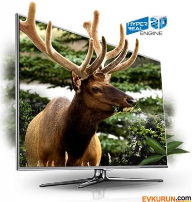 SAMSUNG UE-55D8000 3D FullHD 55inc 140 Ekran 800Hz CMR LEDTV