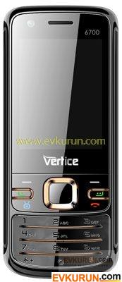 VERTICE 6700  (yeni) Tv + Çift hat +  Video kayıt ( RENK GOLD )