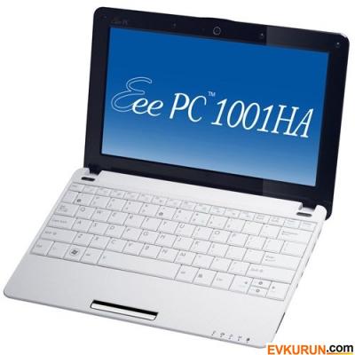 ASUS EEEPC1001HA N270 1GB 250 GB 10" W7START BEYAZ