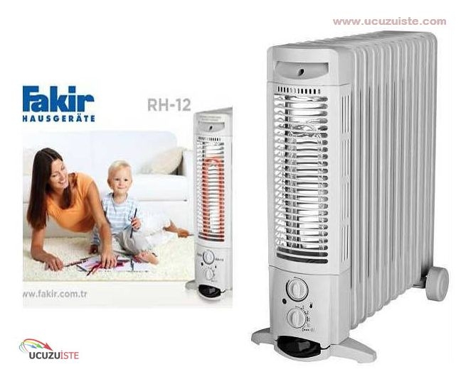 FAKIR RH 12  12 Dilim Halojenli 2800W  Yağlı Radyatör