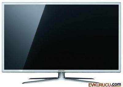 Samsung UE - 40D6510B Beyaz Renk LED + 3D + Reciever + PVR Kayıt  (2AD 3D gözlük)