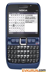 Nokia E63 Blue