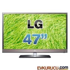 LG 47LW570-S LED TV 7 AD 3D Gözlük + uydu alıcı