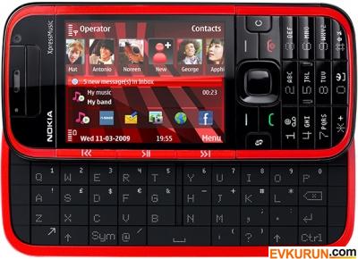 Nokia 5730 XpressMusic Kırmızı
