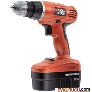 Black & Decker EPC18CABK ŞArjlı Darbesiz Matkap