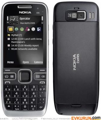 Nokia E55 siyah