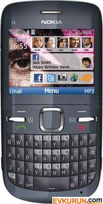 Nokia C3-00 cep telefonu