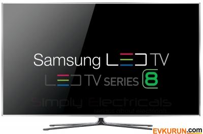 SAMSUNG UE-40D8000 3D FullHD 40inc 102 Ekran 800Hz CMR LEDTV