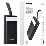  Syrox 30000 Mah Fenerli Powerbank(TAŞINABİLİNİR ŞARJ)- Pb115