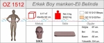 Erkek Boy Cansız Erkek Eli Belinde Cansız Manken Modeli