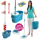 Easy  Mop Sıkma Hazneli Microfiber Temizlik Setİ