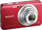  Sony DSC-W620 Dijital kırmızı Fotoğraf Makinesi