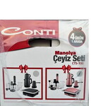  Conti CTS-100 Manolya 4’lü Elektirikli Çeyiz Seti