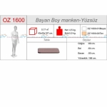 Bayan Boy Yüzsüz Bayan Boy Yüzsüz Cansız Manken Modeli