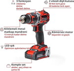  Einhell Professional Akülü Darbeli Vidalama TP-CD 18/50 Li-i BL Kit Power X-Change (18 V, kömürsüz, 50 Nm, darbeli