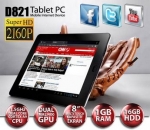 8' ARTES D821 DUAL 1.5 Ghz 1GB 16GB AND 4.0 SİYAH Tablet