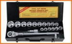 Ağır Lokma Seti Socket Set 6 Köşe Rarça 1021