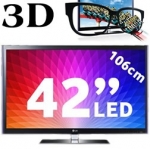  LG 42LW5590 106 Ekran Full HD 3D Led Tv 7 Adet 3D Gözlük Hediyeli