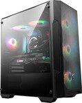 MSI MAG FORGE M100A Akrilik Yan Panel Auto RGB Fan USB 3.2 mATX Bilgisayar Kasası