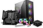  MSI MAG FORGE M100A Akrilik Yan Panel Auto RGB Fan USB 3.2 mATX Bilgisayar Kasası