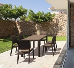  Rattan ORLANDO DİKTÖRTGEN MASA 80x140 CM 878