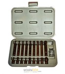 Rico 19PC Kaplamalı Delikli Torx Bits Set