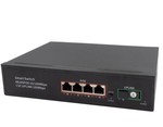  Secuzi 4 PoE + 1 SC Fiber Switch