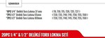  RICO 20 PC 1/4 & 1/2 DELİKLİ TORX LOKMA SETİ