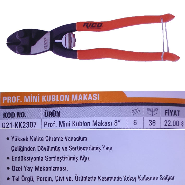 Rico Profesyonel Mini Kublon Makası