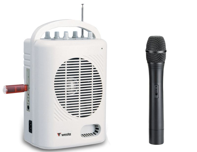 WAP-221UR-H Taşınabilir Amfi Ses Ve Müzik Sistemi