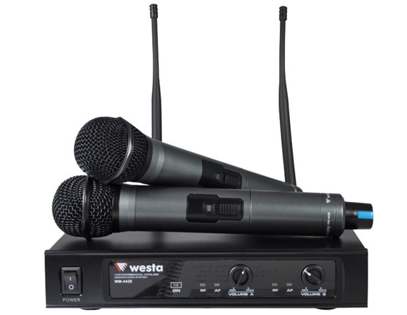 WM-442E 2 Kanal UHF Mikrofon